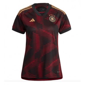 Maillot de foot Allemagne Extérieur Femmes Monde 2022 Manches Courte